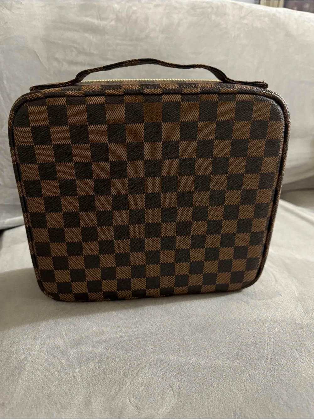 Travel toiletries cosmetic bag case